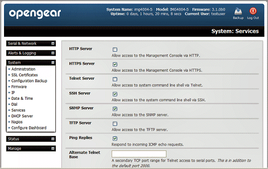 Enable SNMP