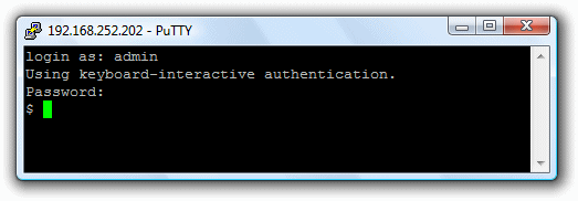 PuTTY SSH set up