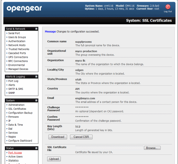 Generate a CSR